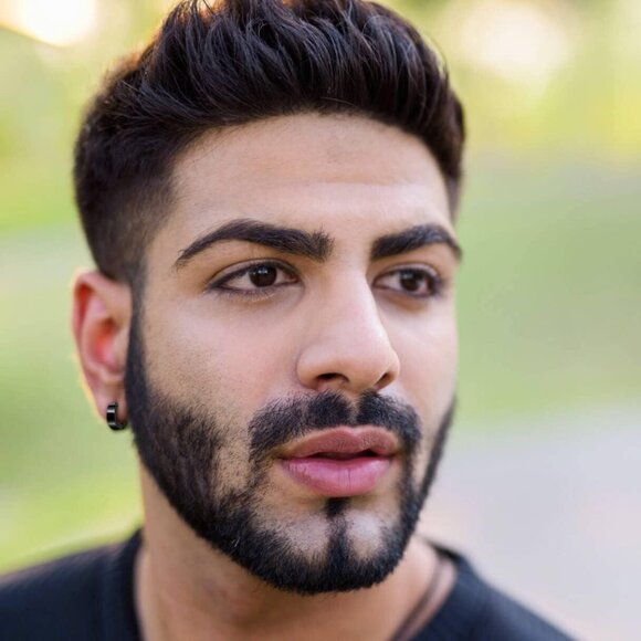 16-Pair Men Black Stainless Steel Earring Set with Dangle Hoops, Studs & Cross D - Picture 4 of 5